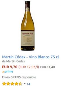Vino blanco Martin Codax