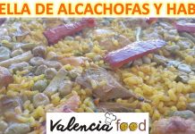 Receta auténtica de paella de alcachofas y habas Paella de alcachofas y habas Youtube
